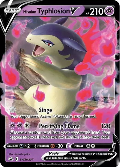Image for Hisuian Typhlosion V - SWSH237 (SWSH: Sword & Shield Promo Cards) (SWSH237) - Pokemon