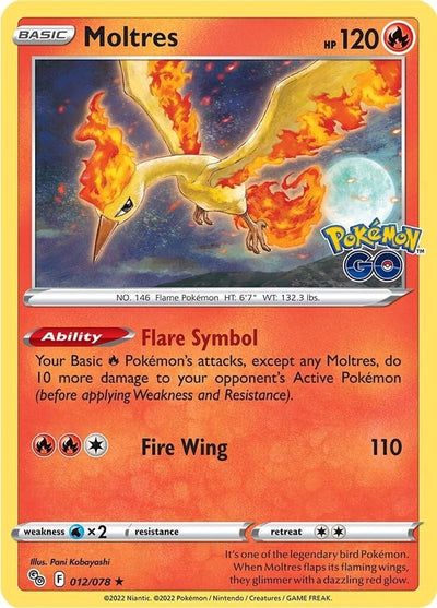 Image for Moltres (Pokemon GO) (012/078) - Pokemon