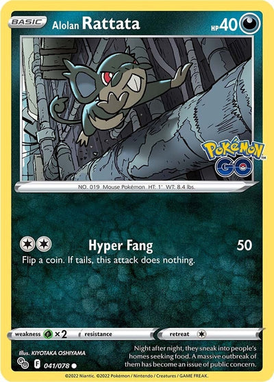 Image for Alolan Rattata (Pokemon GO) (041/078) - Pokemon