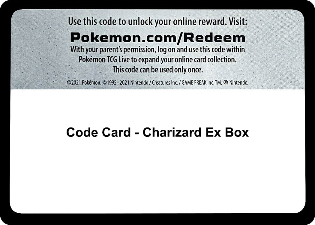 Image for Code Card - Charizard Ex Box - Pokemon