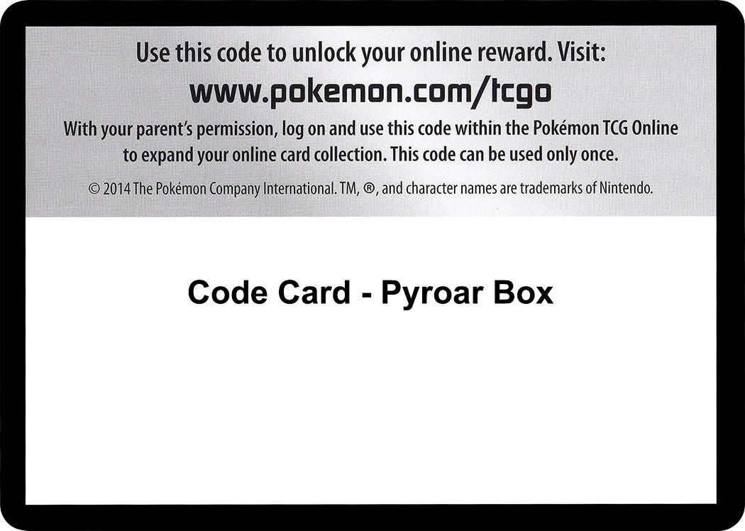 Image for Code Card - Pyroar Box - Pokemon