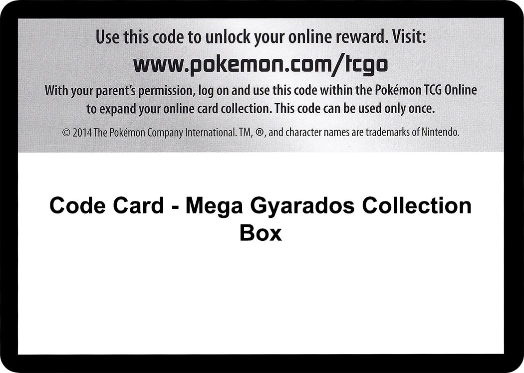 Image for Code Card - Mega Gyarados Collection Box - Pokemon
