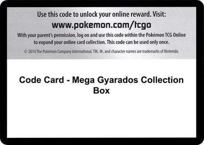 Image for Code Card - Mega Gyarados Collection Box - Pokemon