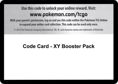 Image for Code Card - XY Booster Pack - Pokemon