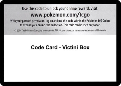 Image for Code Card - Victini Box - Pokemon