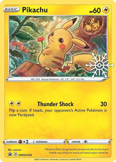 Image for Pikachu - SWSH153 (Holiday Calendar) (SWSH: Sword & Shield Promo Cards) (SWSH153) - Pokemon
