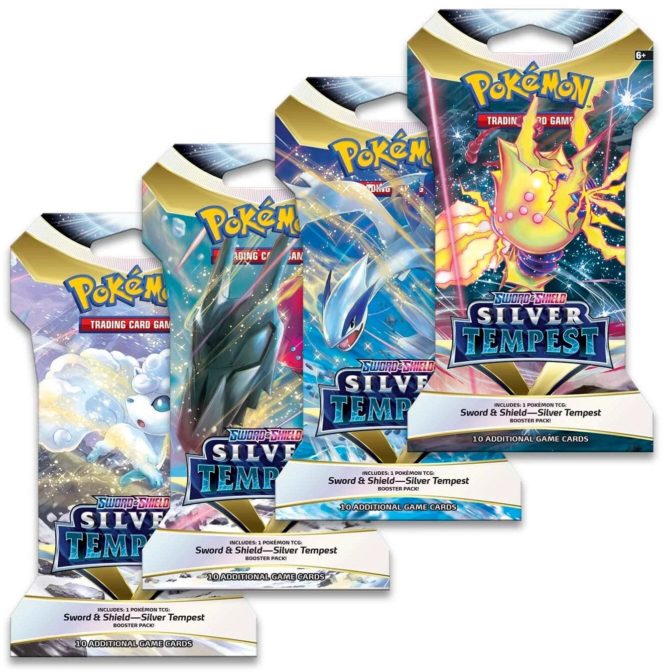 Image for Silver Tempest Sleeved Booster Pack Art Bundle [Set of 4] (SWSH12)