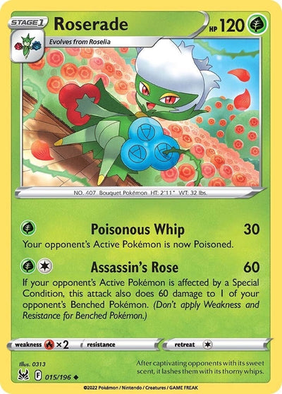 Image for Roserade (SWSH11: Lost Origin) (015/196) - Pokemon