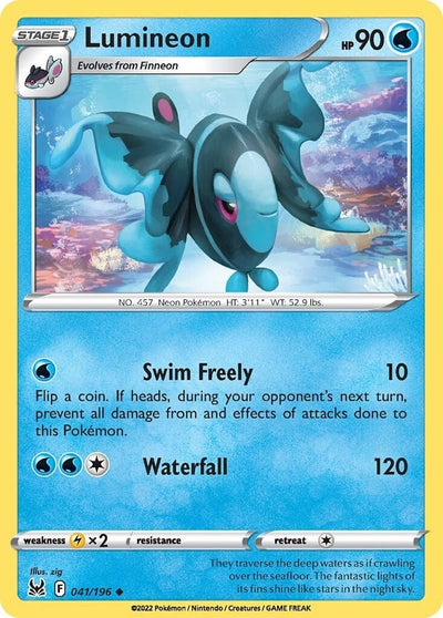 Image for Lumineon (SWSH11: Lost Origin) (041/196) - Pokemon