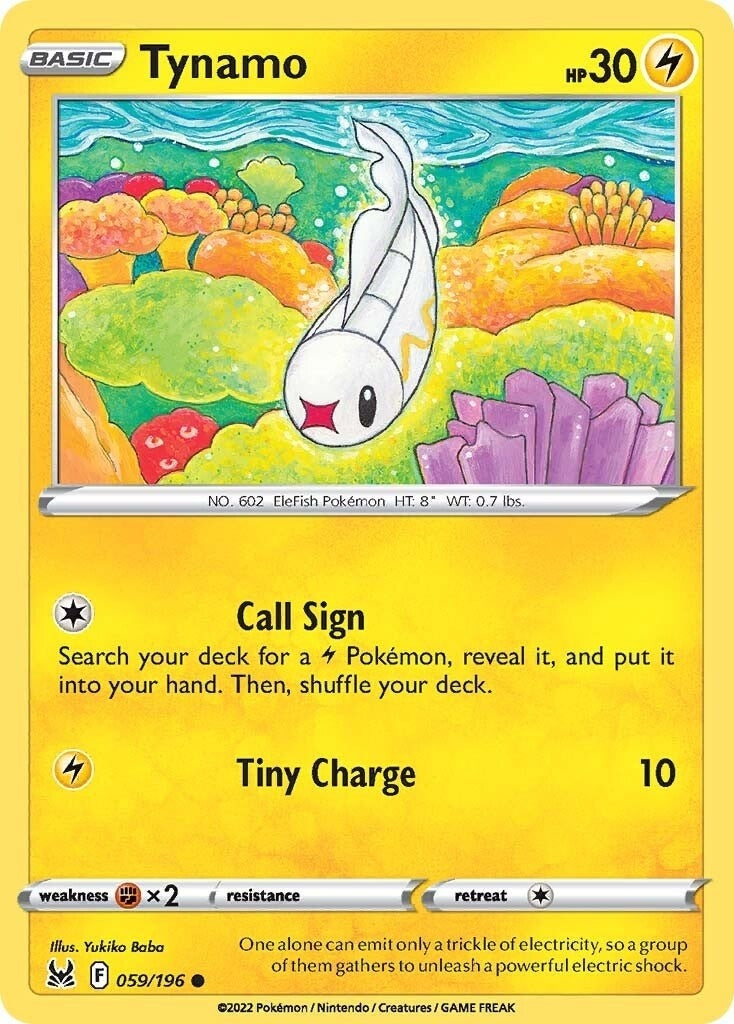 Image for Tynamo (SWSH11: Lost Origin) (059/196) - Pokemon
