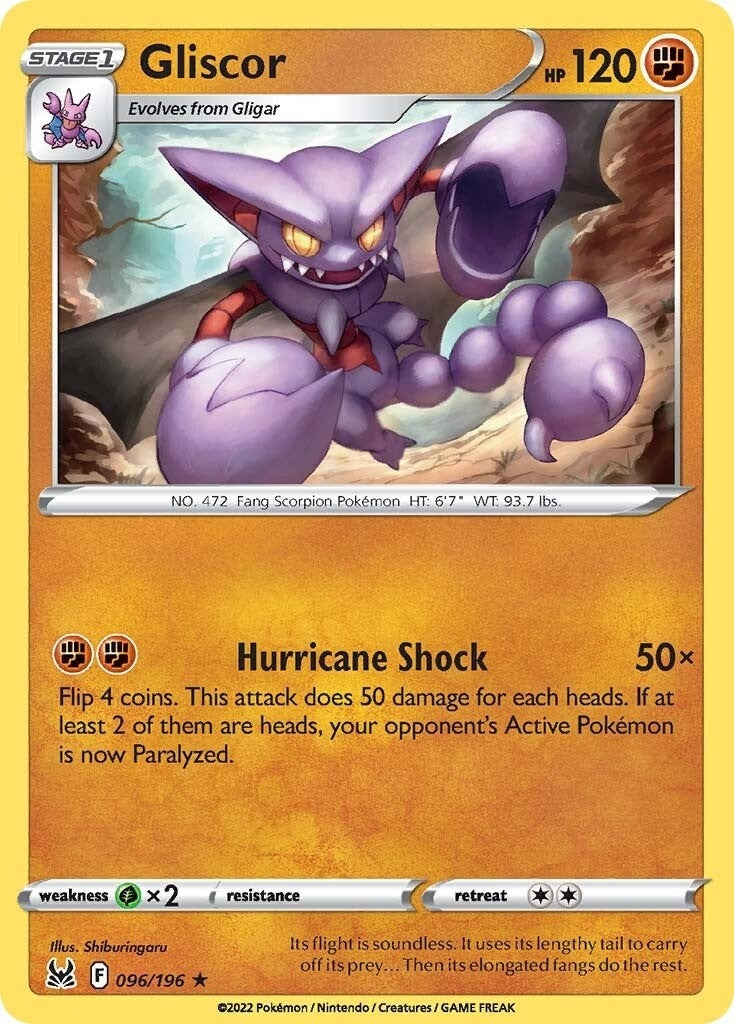 Image for Gliscor (SWSH11: Lost Origin) (096/196) - Pokemon