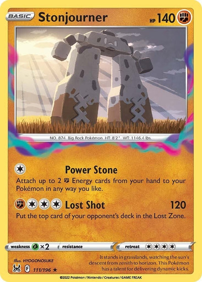 Image for Stonjourner (SWSH11: Lost Origin) (111/196) - Pokemon