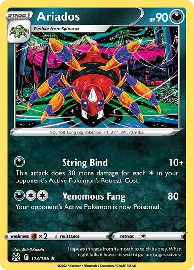 Image for Ariados (SWSH11: Lost Origin) (113/196) - Pokemon