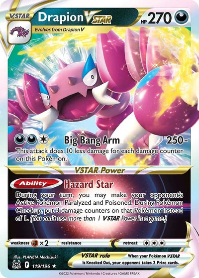 Image for Drapion VSTAR (SWSH11: Lost Origin) (119/196) - Pokemon