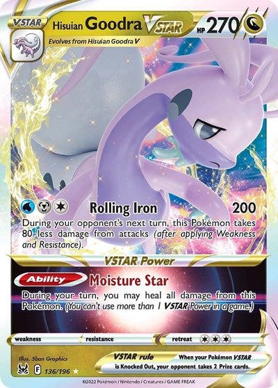 Image for Hisuian Goodra VSTAR (SWSH11: Lost Origin) (136/196) - Pokemon