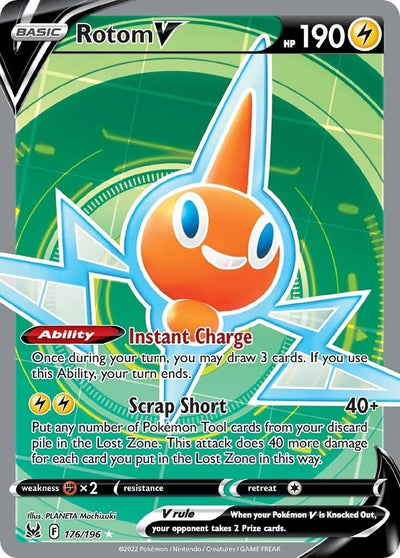 Image for Rotom V (Full Art) (SWSH11: Lost Origin) (176/196) - Pokemon