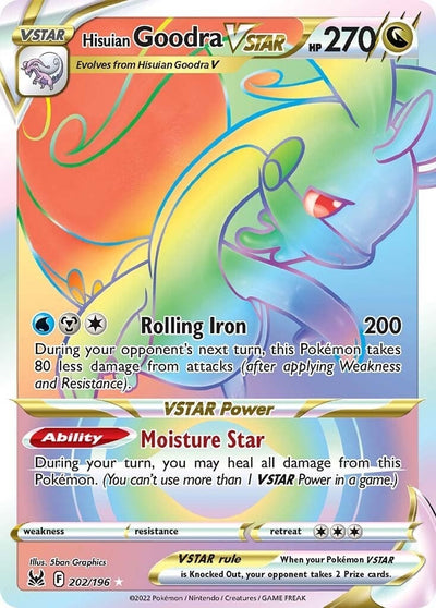 Image for Hisuian Goodra VSTAR (Secret) (SWSH11: Lost Origin) (202/196) - Pokemon