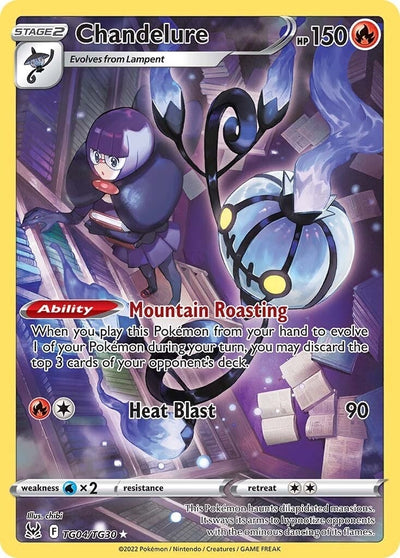 Image for Chandelure (SWSH11: Lost Origin Trainer Gallery) (TG04/TG30) - Pokemon