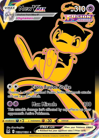 Image for Mew VMAX (Secret) (SWSH11: Lost Origin Trainer Gallery) (TG30/TG30) - Pokemon