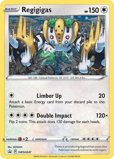 Image for Regigigas - SWSH247 (Cosmos Holo) (SWSH: Sword & Shield Promo Cards) (SWSH247) - Pokemon