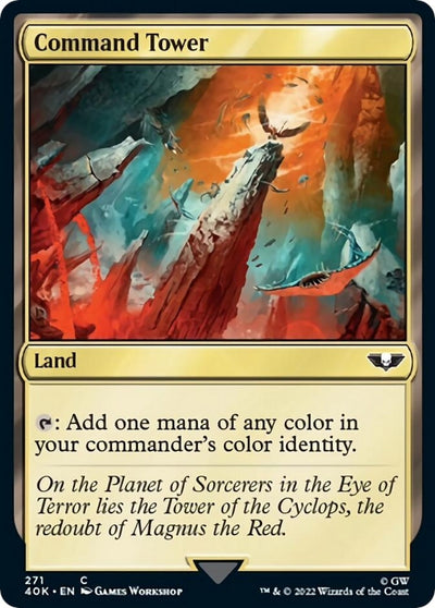 Image for Command Tower (271) (Surge Foil) (Universes Beyond: Warhammer 40,000) (271) - Magic: The Gathering