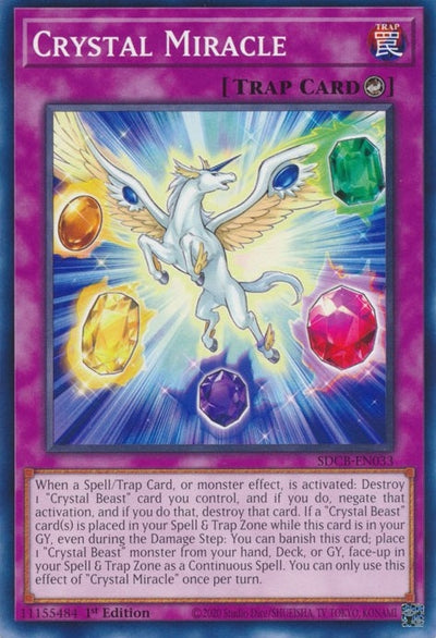 Image for Crystal Miracle (Structure Deck: Legend of the Crystal Beasts) (SDCB-EN033) - YuGiOh