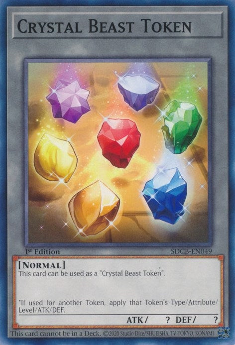 Image for Crystal Beast Token (Structure Deck: Legend of the Crystal Beasts) (SDCB-EN049) - YuGiOh