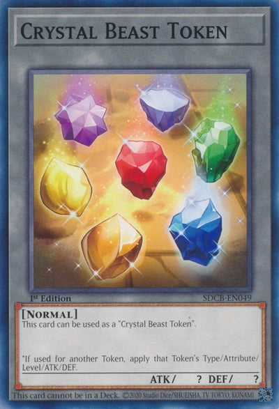 Image for Crystal Beast Token (Structure Deck: Legend of the Crystal Beasts) (SDCB-EN049) - YuGiOh