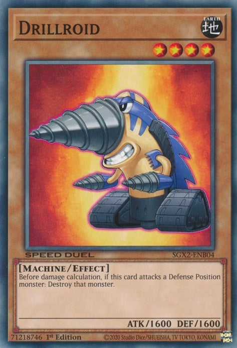 Image for Drillroid (Speed Duel GX: Midterm Paradox) (SGX2-ENB04) - YuGiOh