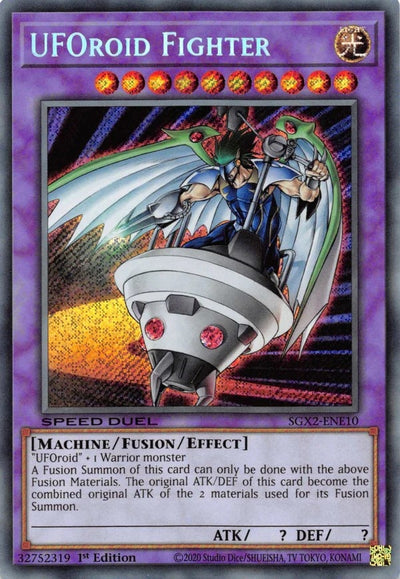 Image for UFOroid Fighter (Secret Rare) (Speed Duel GX: Midterm Paradox) (SGX2-ENE10) - YuGiOh