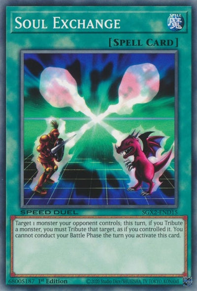 Image for Soul Exchange (Speed Duel GX: Midterm Paradox) (SGX2-END15) - YuGiOh