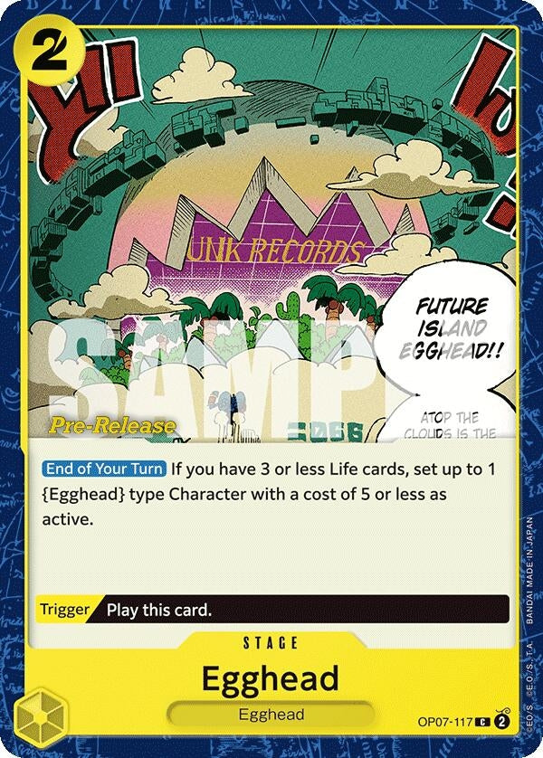 Egghead (500 Years in the Future Pre-Release Cards) (OP07-117) 
