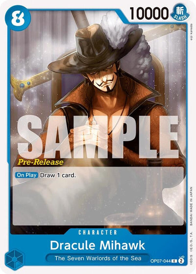 Dracule Mihawk (500 Years in the Future Pre-Release Cards) (OP07-044)
