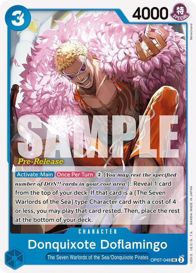 Donquixote Doflamingo (500 Years in the Future Pre-Release Cards) (OP07-048)