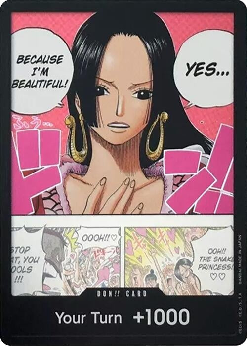 DON!! Card (Boa Hancock) (Double Pack Set Vol. 4) (500 Years in the Future) 