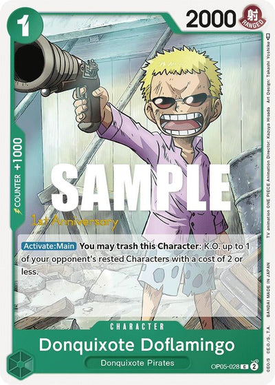 Donquixote Doflamingo (028) (Awakening of the New Era: 1st Anniversary Tournament Cards) (OP05-028)