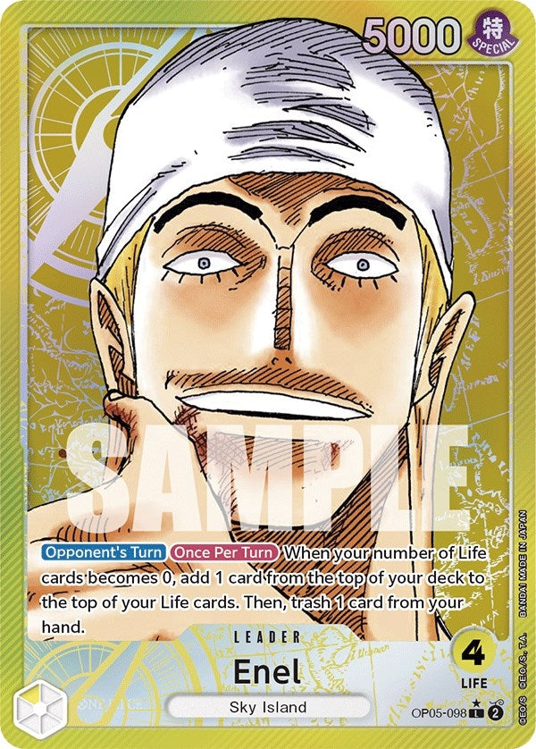 Enel (098) (Alternate Art) (Awakening of the New Era) (OP05-098) 