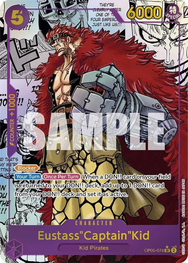 Eustass"Captain"Kid (Alternate Art) (Manga) (Awakening of the New Era) (OP05-074) 