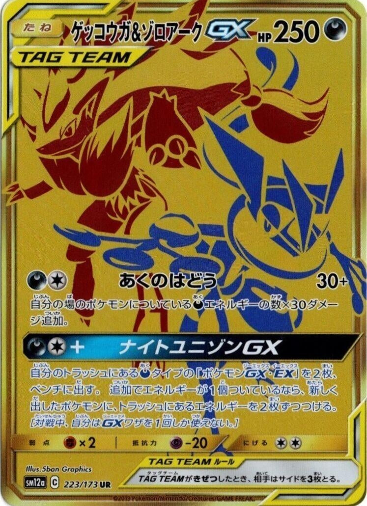Greninja & Zoroark GX (SM12a: TAG TEAM GX: Tag All Stars) (223/173)