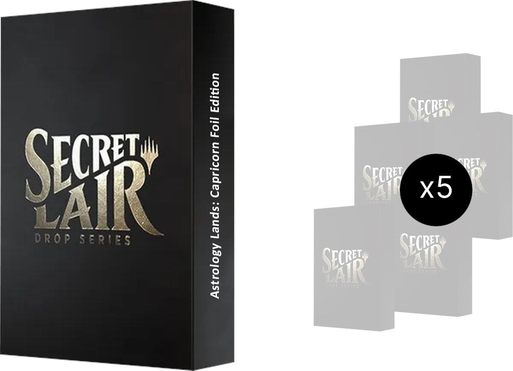Secret Lair Drop: Astrology Lands (Capricorn) Bundle - Traditional Foil Edition (SLD)