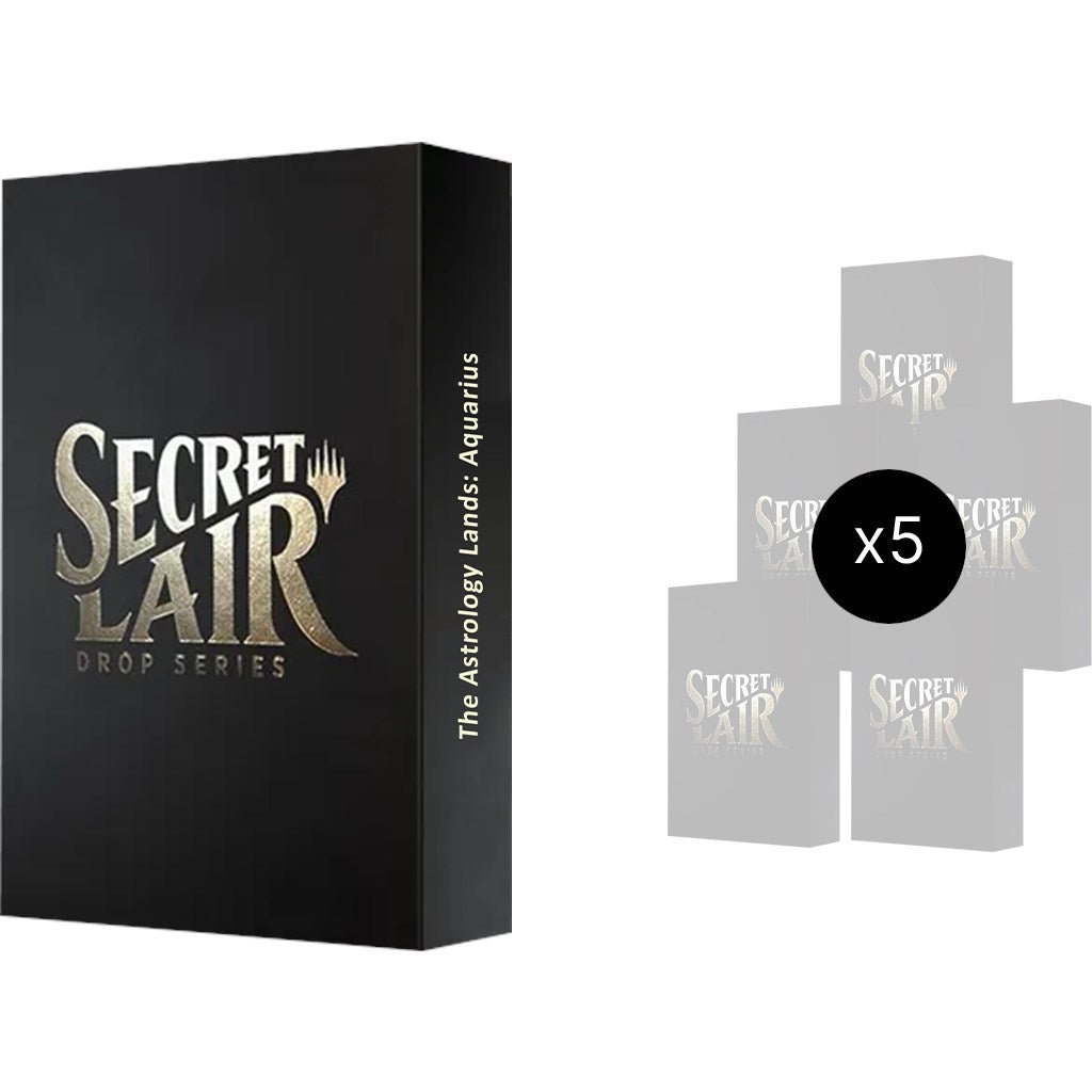 Secret Lair Drop: Astrology Lands (Aquarius) Bundle - Non-Foil Edition (SLD)