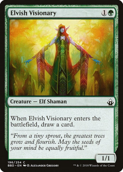 Elvish Visionary (Battlebond) (196)