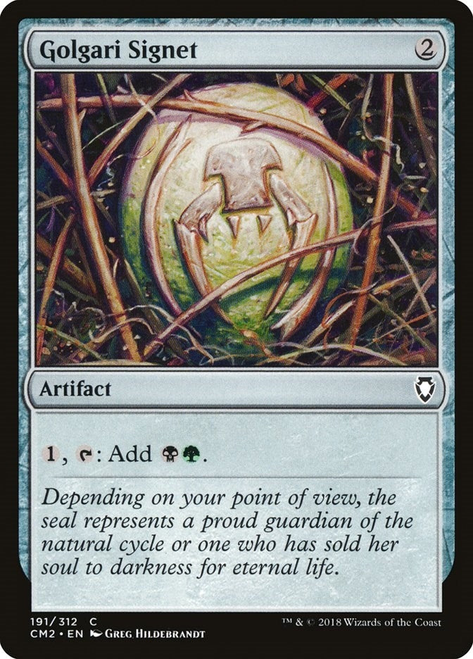 Golgari Signet (191) (Commander Anthology Volume II) (191)