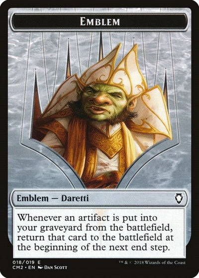 Emblem - Daretti, Scrap Savant (Commander Anthology Volume II) (18)