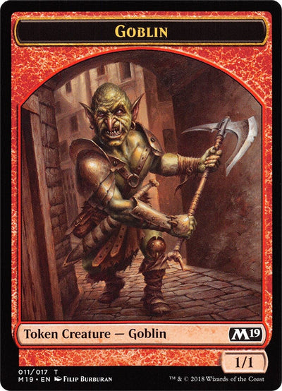 Goblin // Thopter Double-Sided Token (Game Night) (Core Set 2019) (11 // 14)
