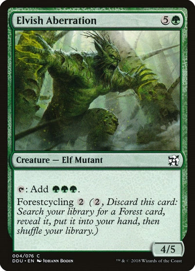 Elvish Aberration (Duel Decks: Elves vs. Inventors) (4)