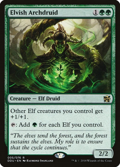 Elvish Archdruid (Duel Decks: Elves vs. Inventors) (5)