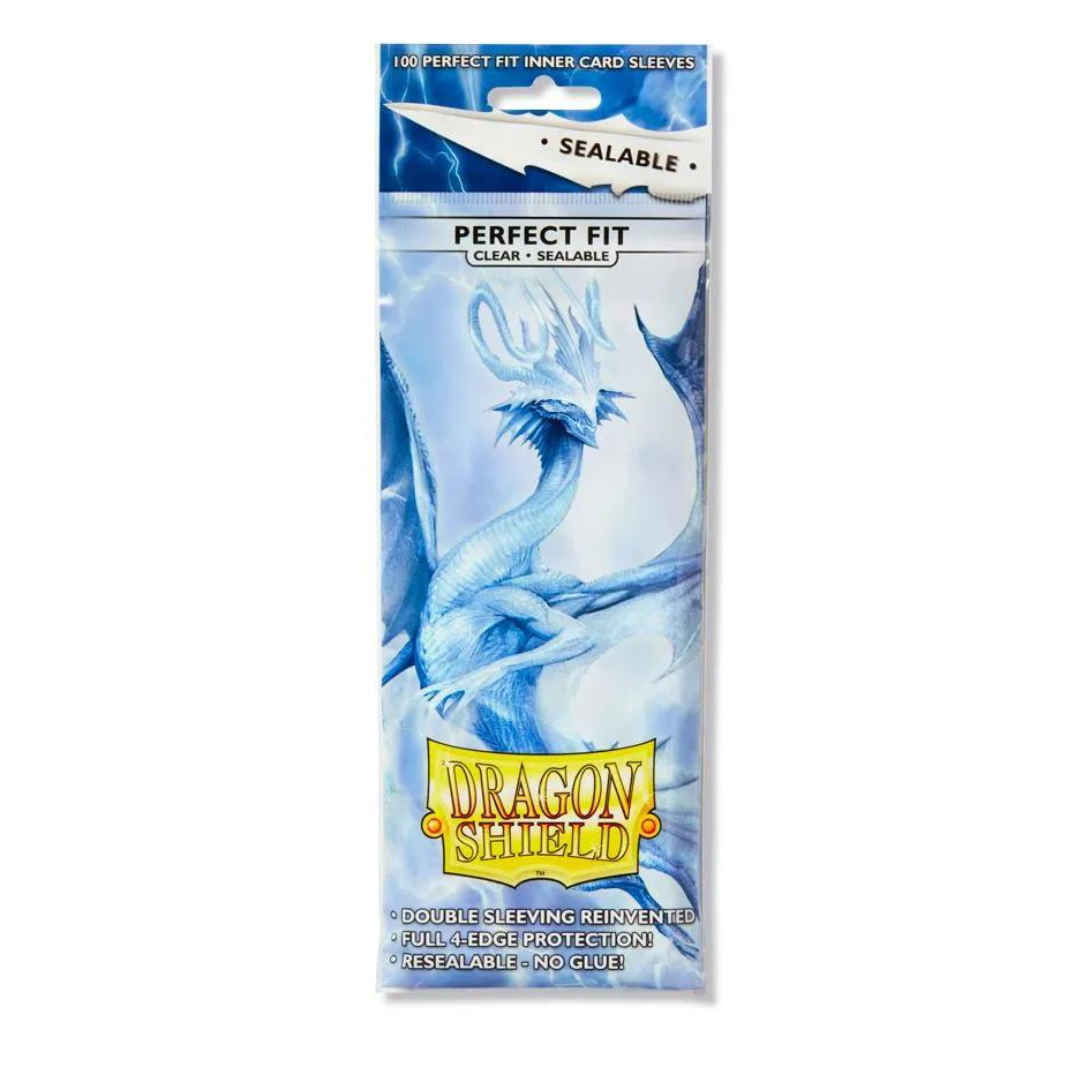 Dragon Shield - Perfect Fit Sealable Sleeves Clear - 100 Sleeves