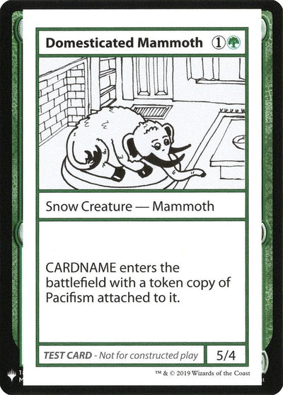 Domesticated Mammoth (Mystery Booster: Convention Edition Exclusives)