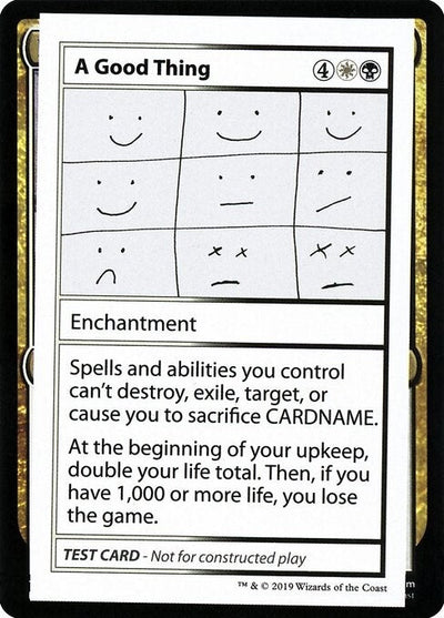 A Good Thing (No PW Symbol) (Mystery Booster: Convention Edition Exclusives)